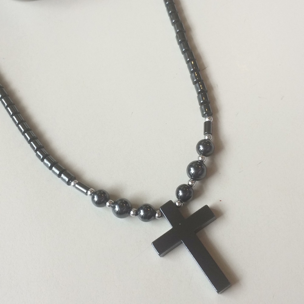 ▪️Cross Hermatite Necklace